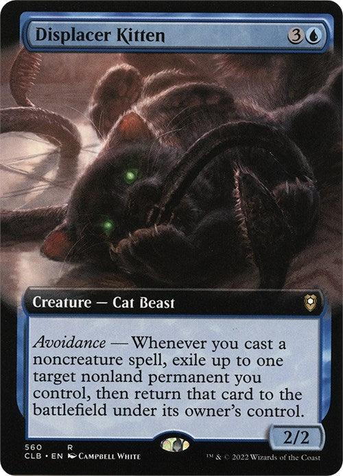 Image for Displacer Kitten (Extended Art) (560) (Commander Legends: Battle for Baldur's Gate) - Magic: The Gathering