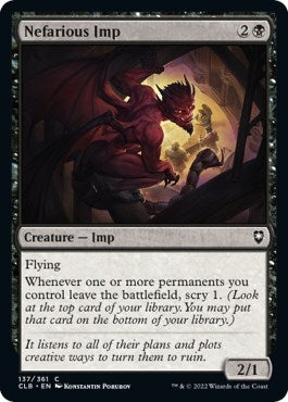 Image for Nefarious Imp (137) (Commander Legends: Battle for Baldur's Gate) - Magic: The Gathering