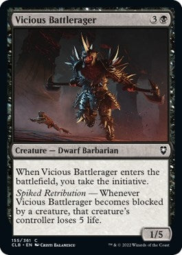 Image for Vicious Battlerager (155) (Commander Legends: Battle for Baldur's Gate) - Magic: The Gathering