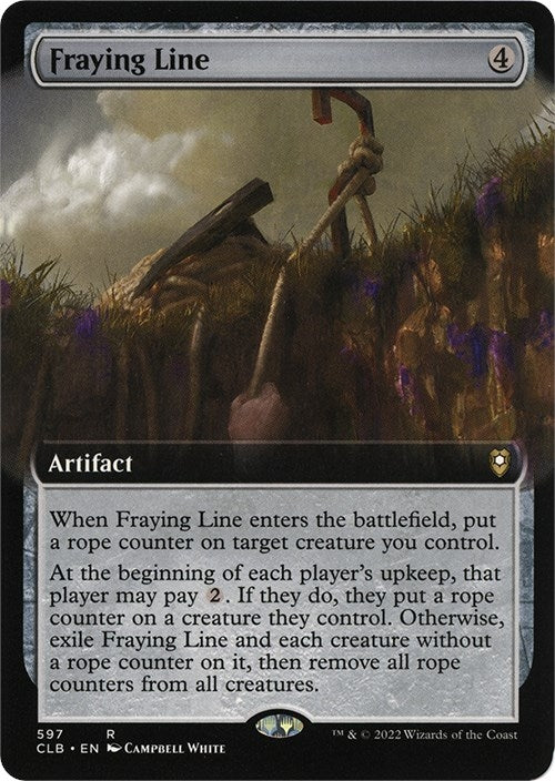 Image for Fraying Line (Extended Art) (597) (Commander Legends: Battle for Baldur's Gate) - Magic: The Gathering