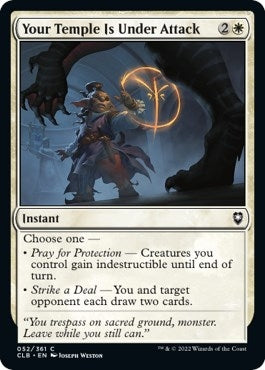 Image for Your Temple Is Under Attack (52) (Commander Legends: Battle for Baldur's Gate) - Magic: The Gathering