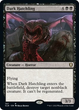 Image for Dark Hatchling (747) (Commander Legends: Battle for Baldur's Gate) - Magic: The Gathering