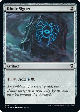 Image for Dimir Signet (857) (Commander Legends: Battle for Baldur's Gate) - Magic: The Gathering