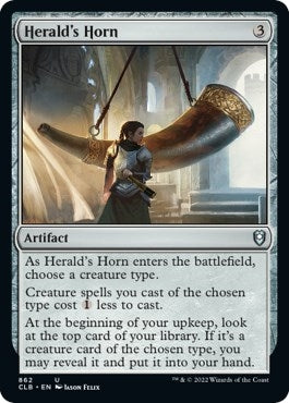 Image for Herald's Horn (862) (Commander Legends: Battle for Baldur's Gate) - Magic: The Gathering