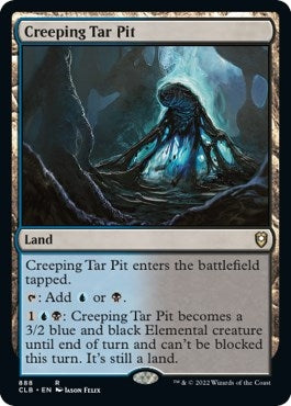 Image for Creeping Tar Pit (888) (Commander Legends: Battle for Baldur's Gate) - Magic: The Gathering