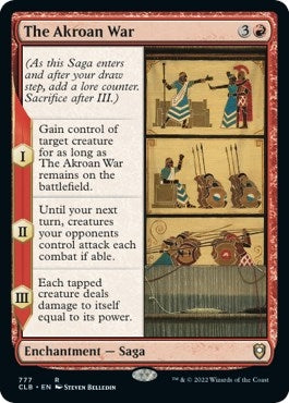 Image for The Akroan War (777) (Commander Legends: Battle for Baldur's Gate) - Magic: The Gathering