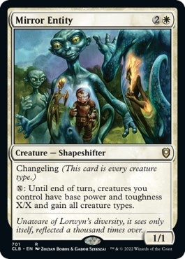 Image for Mirror Entity (701) (Commander Legends: Battle for Baldur's Gate) - Magic: The Gathering