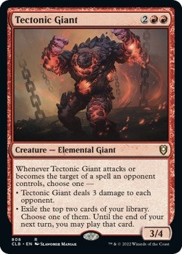 Image for Tectonic Giant (808) (Commander Legends: Battle for Baldur's Gate) - Magic: The Gathering
