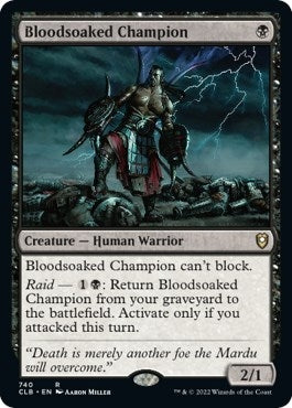 Image for Bloodsoaked Champion (740) (Commander Legends: Battle for Baldur's Gate) - Magic: The Gathering