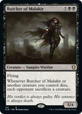 Image for Butcher of Malakir (741) (Commander Legends: Battle for Baldur's Gate) - Magic: The Gathering