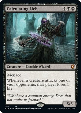 Image for Calculating Lich (742) (Commander Legends: Battle for Baldur's Gate) - Magic: The Gathering