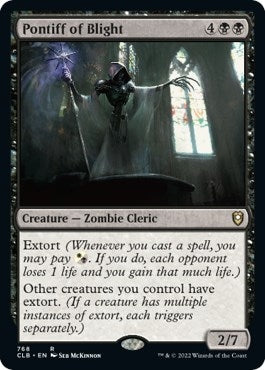 Image for Pontiff of Blight (768) (Commander Legends: Battle for Baldur's Gate) - Magic: The Gathering