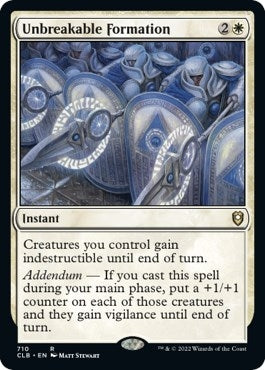 Image for Unbreakable Formation (710) (Commander Legends: Battle for Baldur's Gate) - Magic: The Gathering