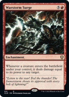 Image for Warstorm Surge (815) (Commander Legends: Battle for Baldur's Gate) - Magic: The Gathering