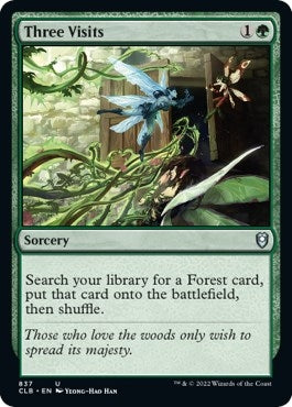 Image for Three Visits (837) (Commander Legends: Battle for Baldur's Gate) - Magic: The Gathering
