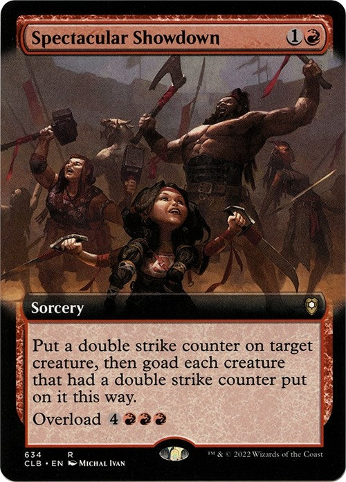 Image for Spectacular Showdown (Extended Art) (634) (Commander Legends: Battle for Baldur's Gate) - Magic: The Gathering