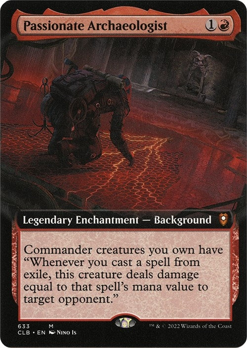 Image for Passionate Archaeologist (Extended Art) (633) (Commander Legends: Battle for Baldur's Gate) - Magic: The Gathering
