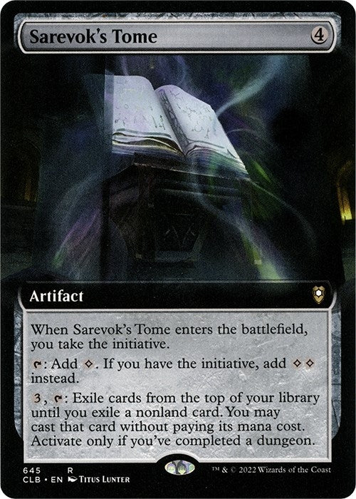 Image for Sarevok's Tome (Extended Art) (645) (Commander Legends: Battle for Baldur's Gate) - Magic: The Gathering