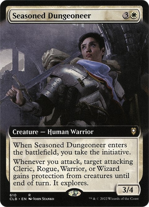 Image for Seasoned Dungeoneer (Extended Art) (610) (Commander Legends: Battle for Baldur's Gate) - Magic: The Gathering