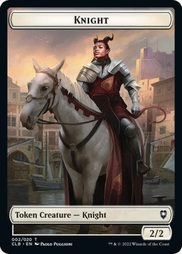 Image for Knight Token (2) (Commander Legends: Battle for Baldur's Gate) - Magic: The Gathering