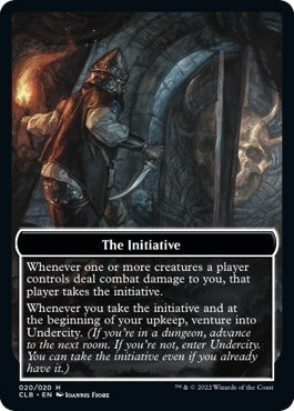 Image for The Initiative // Undercity Double-Sided Token (20) (Commander Legends: Battle for Baldur's Gate) - Magic: The Gathering