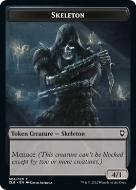 Image for Skeleton Token (8) (Commander Legends: Battle for Baldur's Gate) - Magic: The Gathering