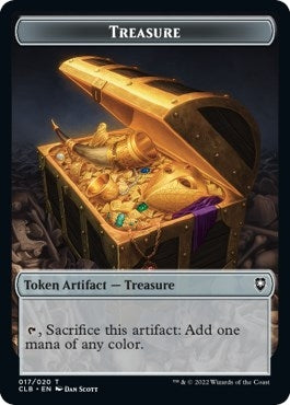 Image for Treasure // Devil Double-Sided Token (17 // 10) (Commander Legends: Battle for Baldur's Gate) - Magic: The Gathering