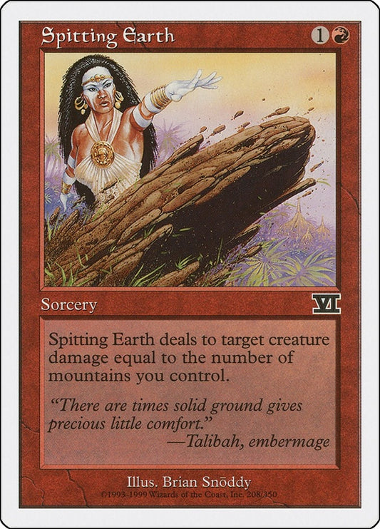 Image for Spitting Earth (207) (Classic Sixth Edition) - Magic: The Gathering