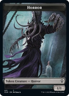 Image for Horror // Centaur Double-Sided Token (31 // 39) (Commander Legends: Battle for Baldur's Gate) - Magic: The Gathering