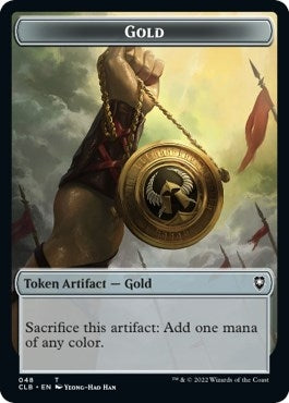 Image for Gold // Dragon Double-Sided Token (48 // 33) (Commander Legends: Battle for Baldur's Gate) - Magic: The Gathering