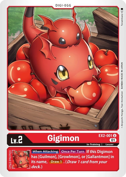 Image for Gigimon (EX2-001 U) (Digital Hazard) - Digimon Card Game