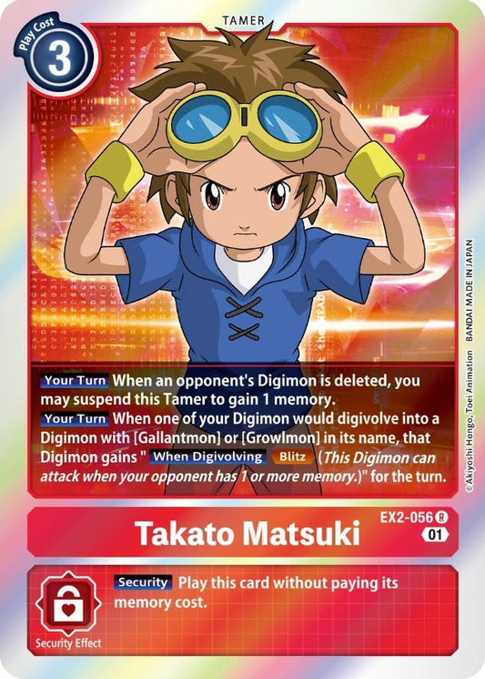Image for Takato Matsuki (EX2-056 R) (Digital Hazard) - Digimon Card Game