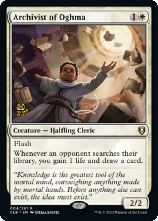 Image for Archivist of Oghma (4) (Prerelease Cards) - Magic: The Gathering