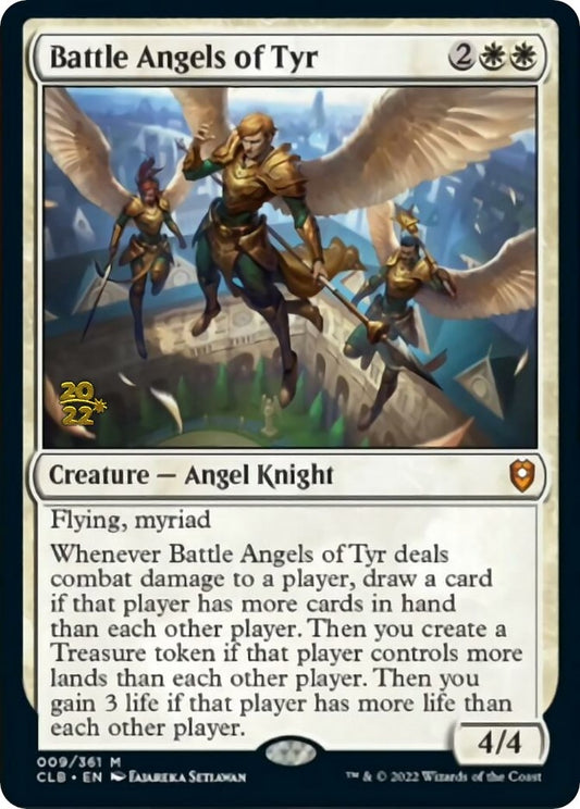 Image for Battle Angels of Tyr (9) (Prerelease Cards) - Magic: The Gathering