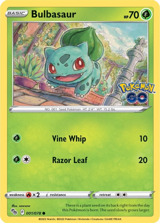 Image for Bulbasaur (001/078) (Pokemon GO) - Pokemon