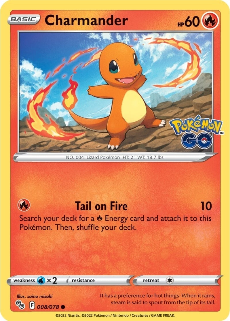 Image for Charmander (008/078) (Pokemon GO) - Pokemon