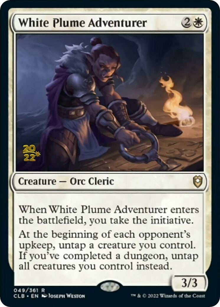 Image for White Plume Adventurer (49) (Prerelease Cards) - Magic: The Gathering