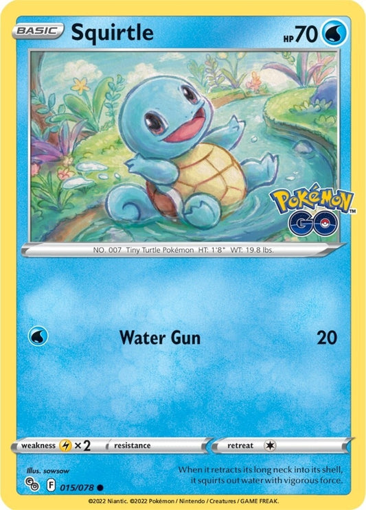 Image for Squirtle (015/078) (Pokemon GO) - Pokemon