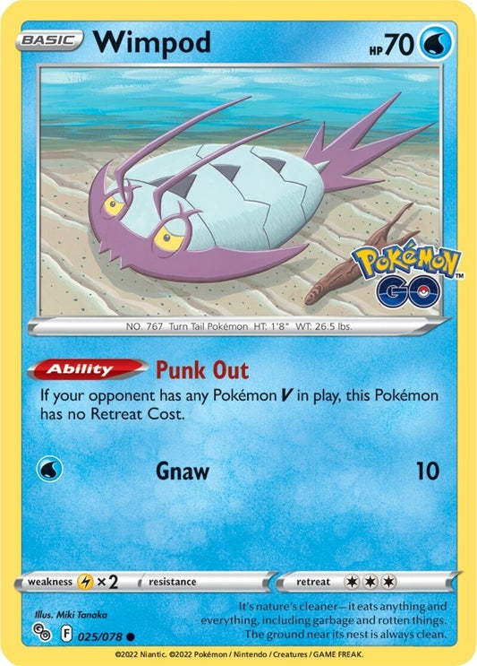 Image for Wimpod (025/078) (Pokemon GO) - Pokemon