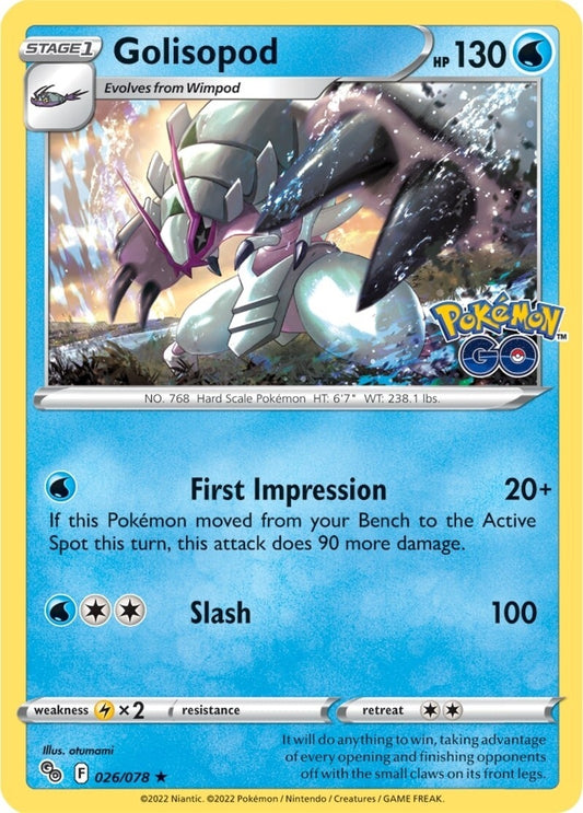 Image for Golisopod (026/078) (Pokemon GO) - Pokemon