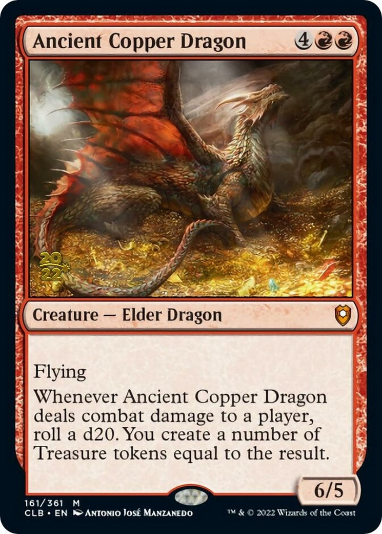 Image for Ancient Copper Dragon (161) (Prerelease Cards) - Magic: The Gathering