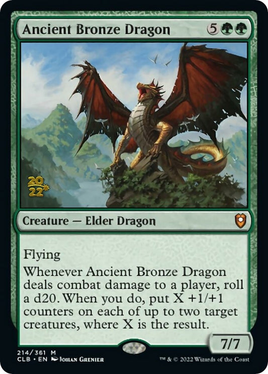 Image for Ancient Bronze Dragon (214) (Prerelease Cards) - Magic: The Gathering