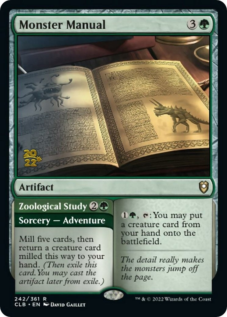 Image for Monster Manual (242) (Prerelease Cards) - Magic: The Gathering