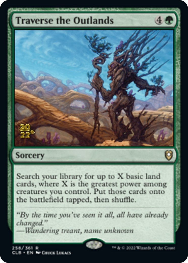 Image for Traverse the Outlands (258) (Prerelease Cards) - Magic: The Gathering