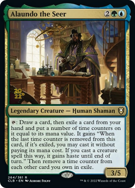 Image for Alaundo the Seer (264) (Prerelease Cards) - Magic: The Gathering