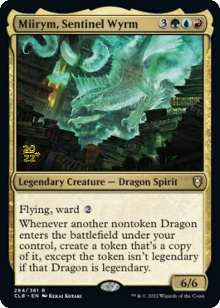 Image for Miirym, Sentinel Wyrm (284) (Prerelease Cards) - Magic: The Gathering