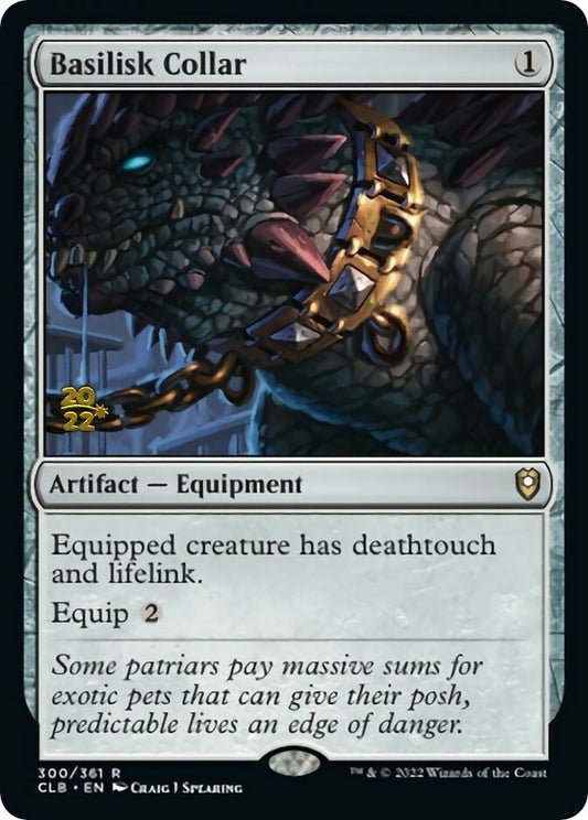 Image for Basilisk Collar (300) (Prerelease Cards) - Magic: The Gathering