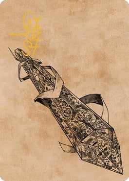 Image for Stonespeaker Crystal Art Card (Gold-Stamped Signature) (81) (Art Series: Commander Legends: Battle for Baldur's Gate) - Magic: The Gathering