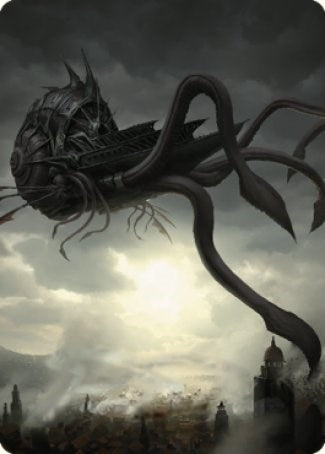 Image for Nautiloid Ship Art Card (80) (Art Series: Commander Legends: Battle for Baldur's Gate) - Magic: The Gathering