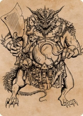 Image for Thrakkus the Butcher Art Card (77) (Art Series: Commander Legends: Battle for Baldur's Gate) - Magic: The Gathering